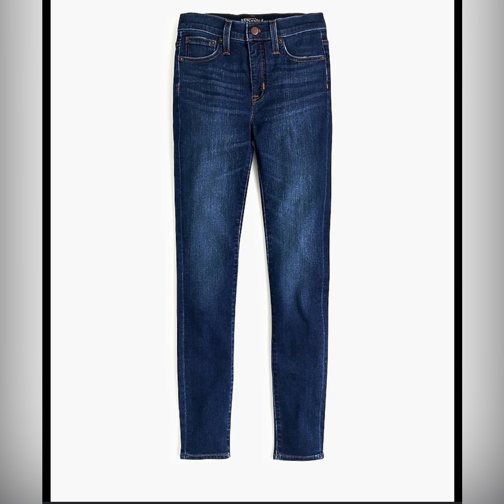 J. Crew Toothpick Skinny Jeans Size 28. Dark Wash, Style # B0755.